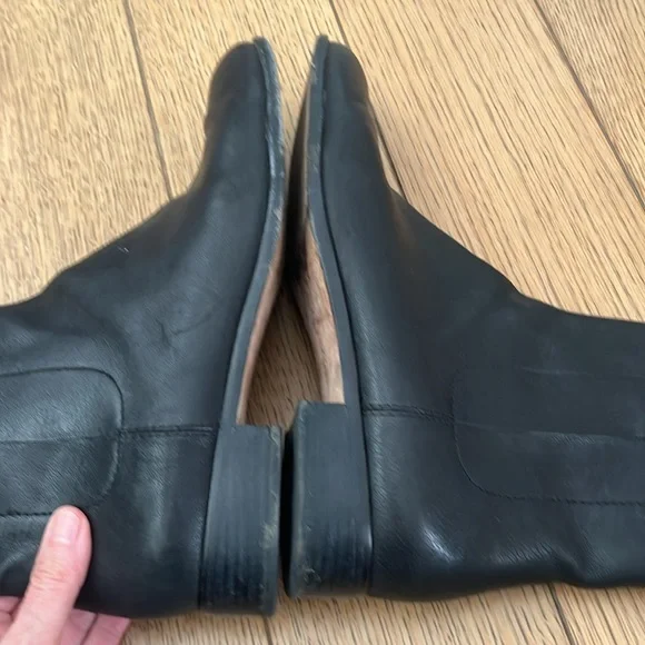 Loeffler Randall Ronnie Slim Tall Ankle Boots with Welt Size 11.5
